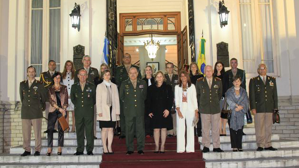 Visita del Jefe de Estado Mayor del Ejército de la República Federativa del Brasil a la Argentina