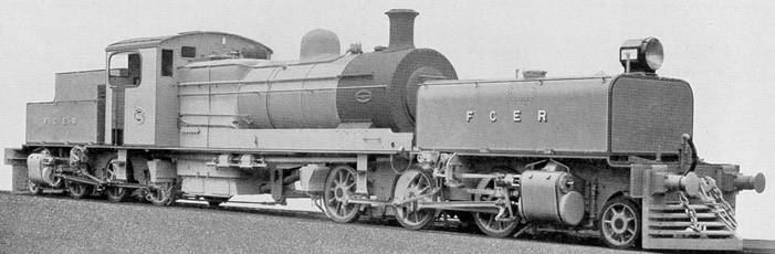 Locomotora Beyer Garratt 2-6-0+0-6-2 del Ferrocarril de Entre Ríos (1927) Trocha 1.435mm