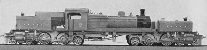 Locomotora Beyer Garratt 4-4-2+2-4-4 del FC de Nordeste Argentino (1930) Trocha 1.435 mm